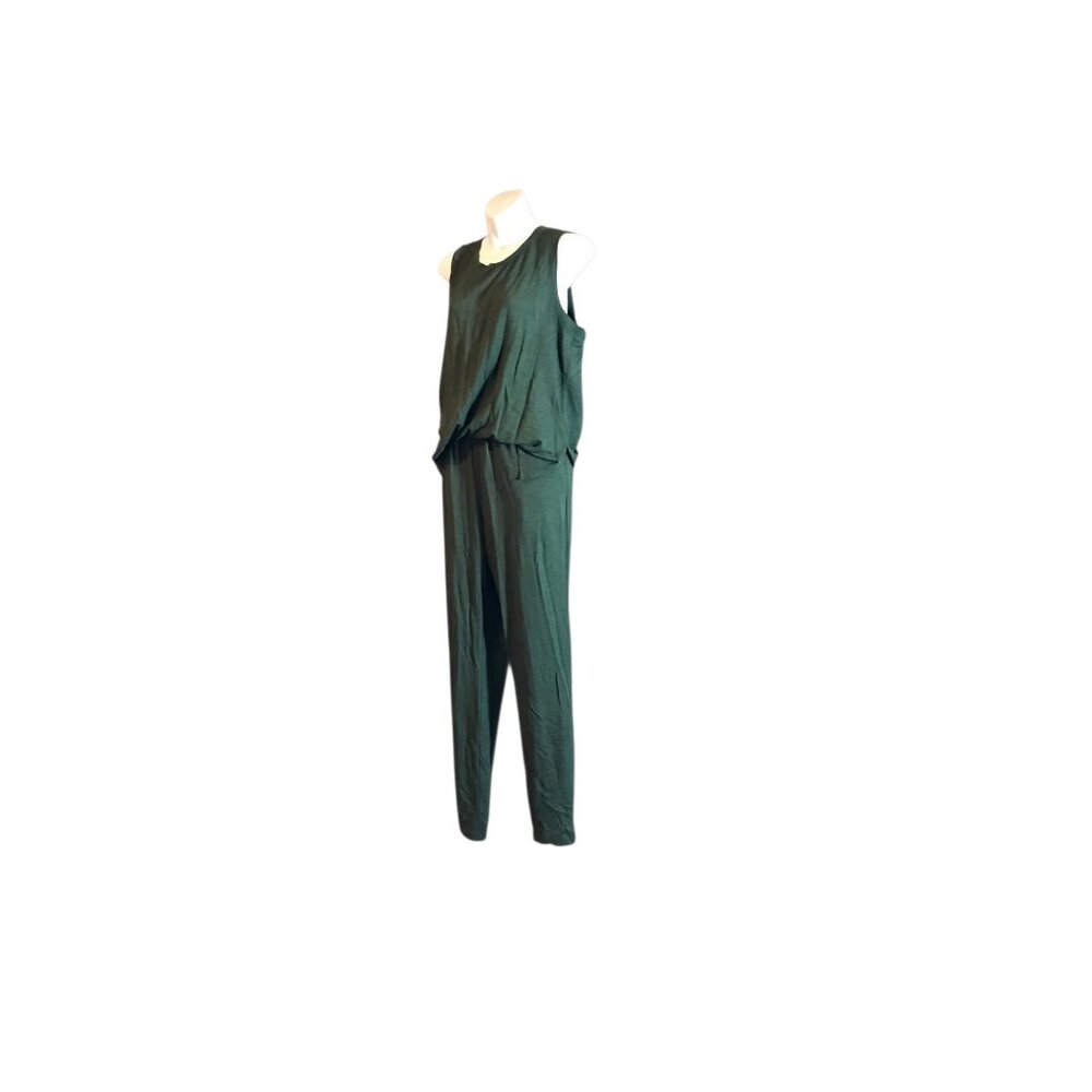 Cabi Green Split Back Jumpsuit - image 2